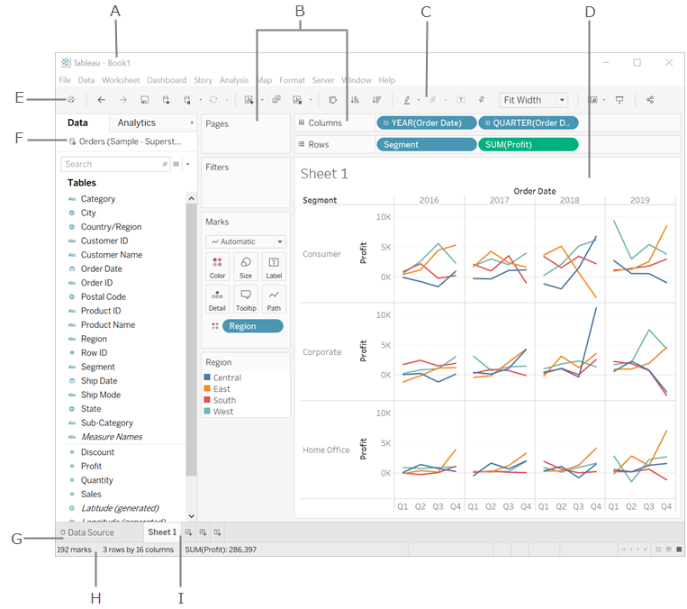 Tableau Workspace